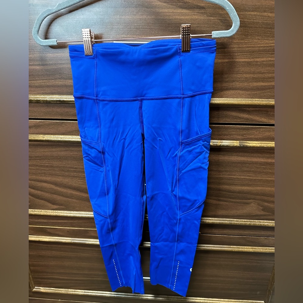 Lululemon Fast & Free Crop II HR *Nulux 19" Size 4